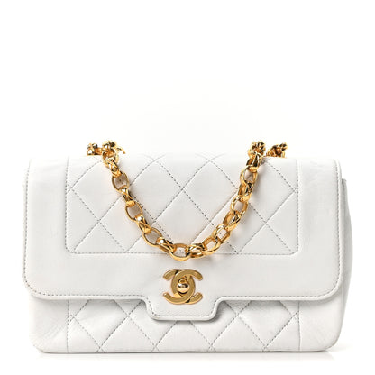 Chanel Lambskin Quilted Mini Flap Bag White 1 of 10