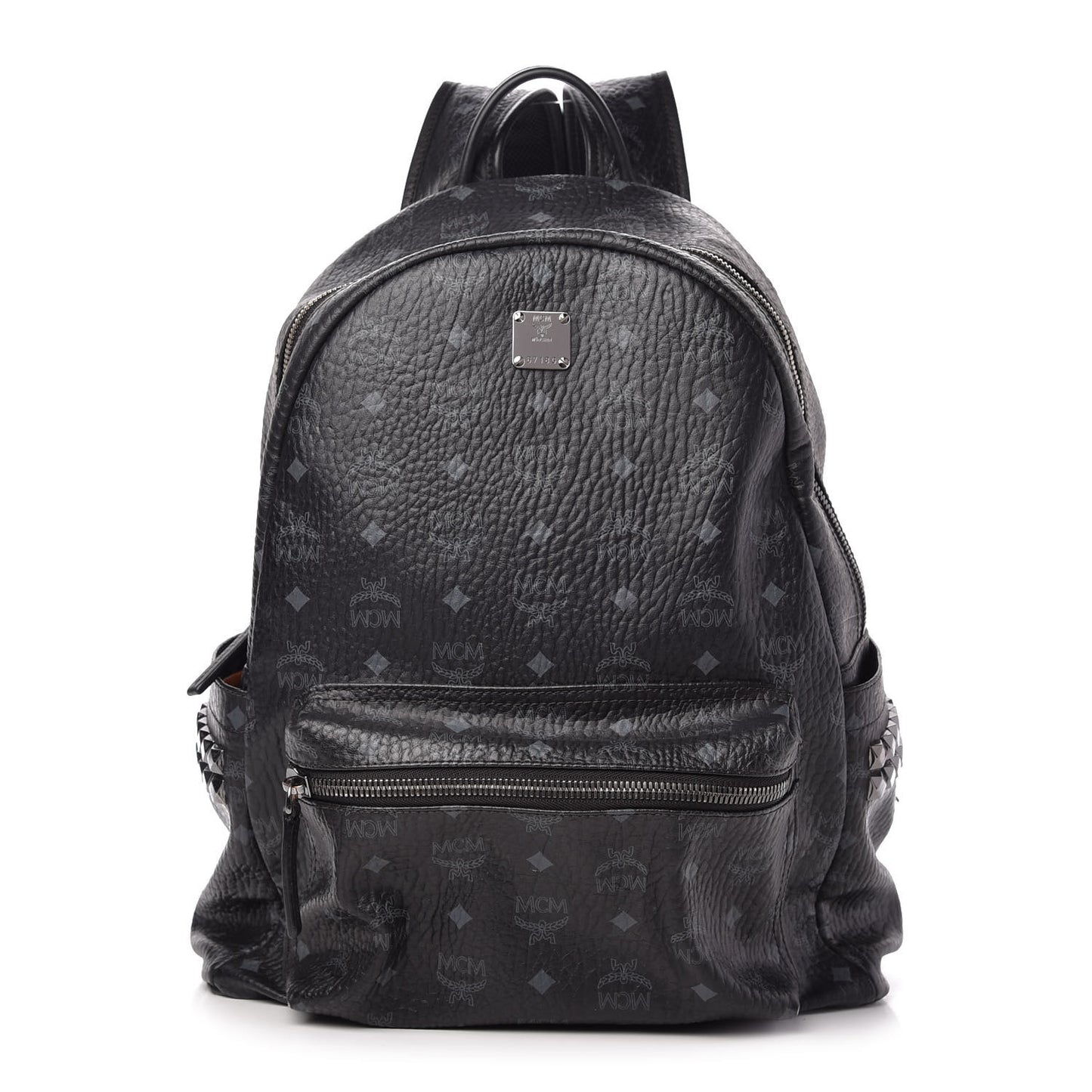 Visetos Medium Side Studs Stark Backpack Black