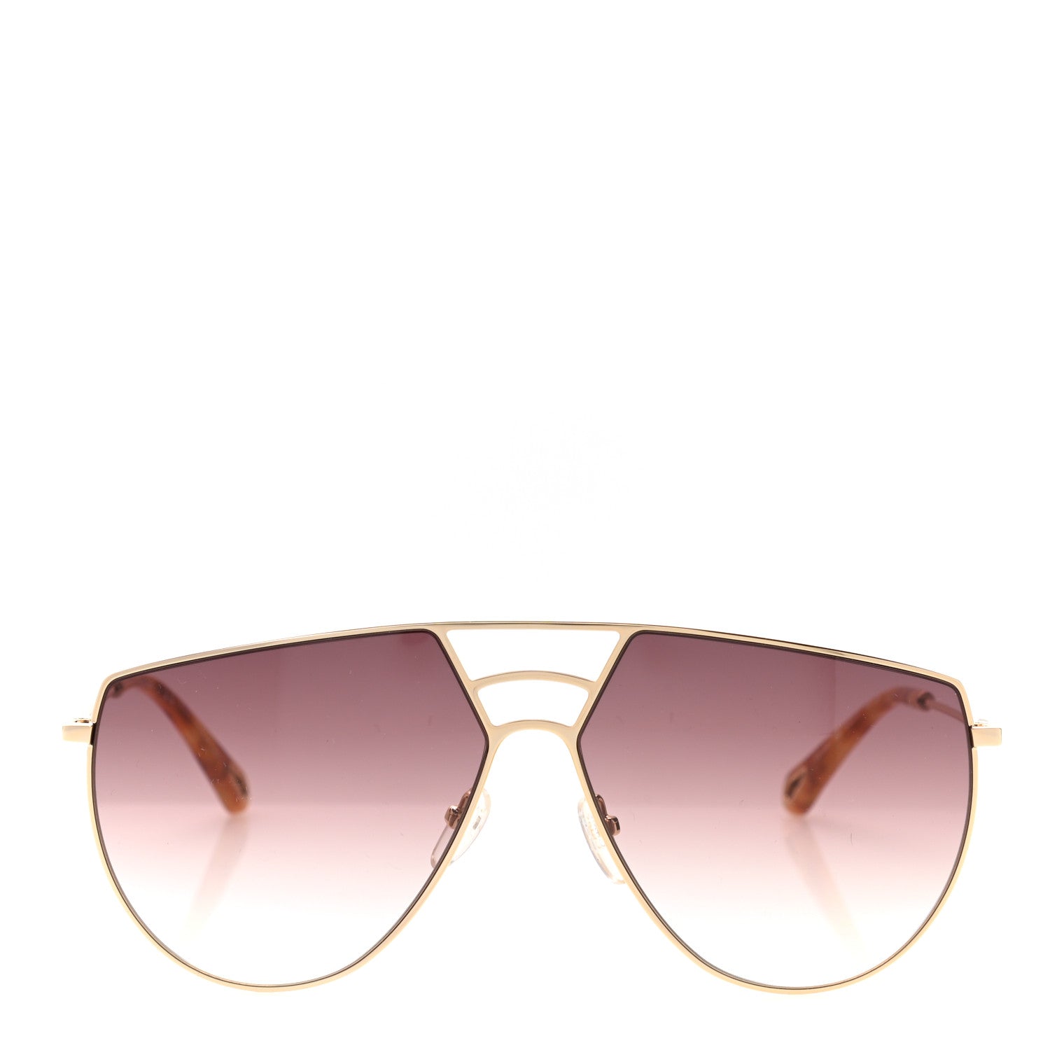 Chloe Aviator Sunglasses CE139S Gold Tortoise 2 of 7