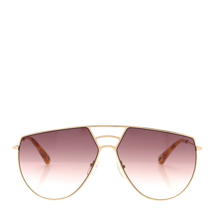 Chloe Aviator Sunglasses CE139S Gold Tortoise 2 of 7