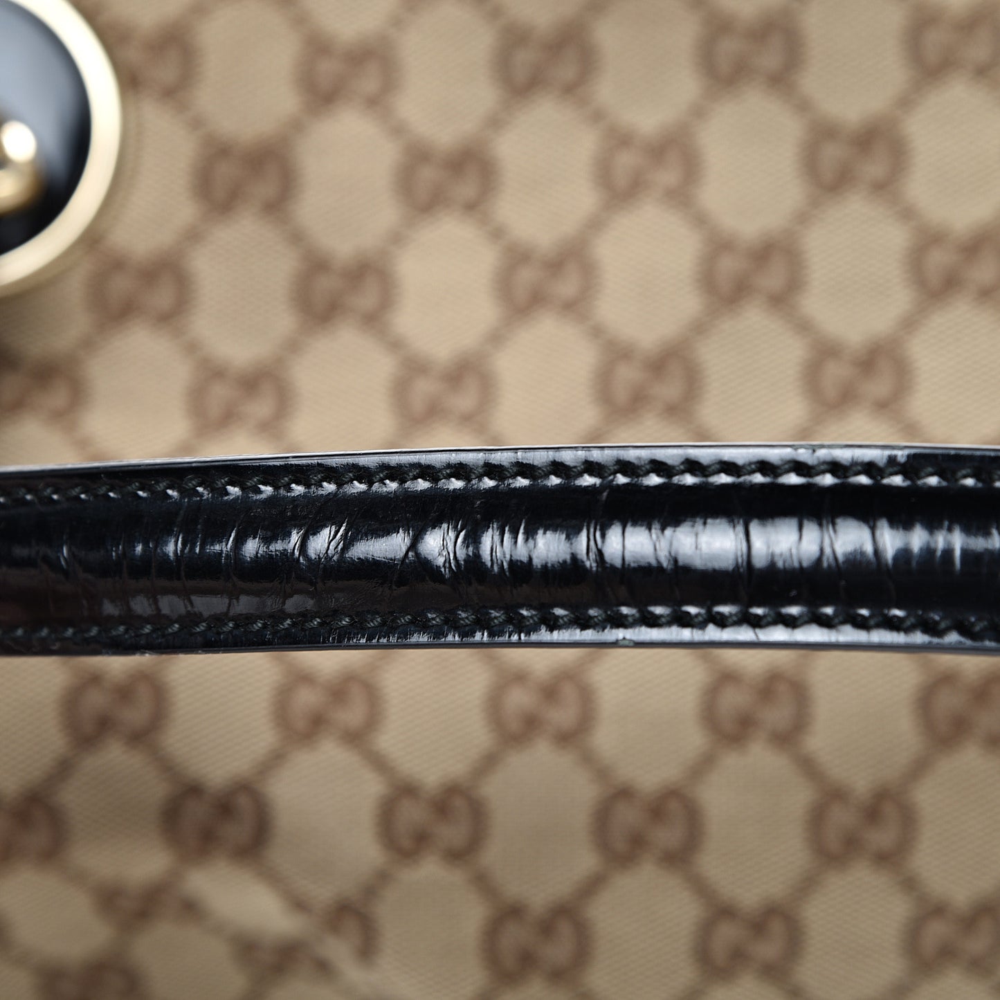 Monogram Large Full Moon Tote Black