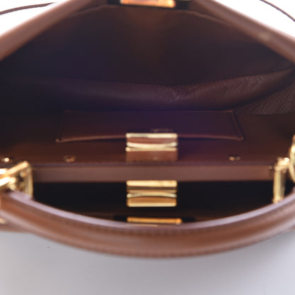 Fendi Nappa Mini Peekaboo Iconic Satchel Corteccia 8 of 13