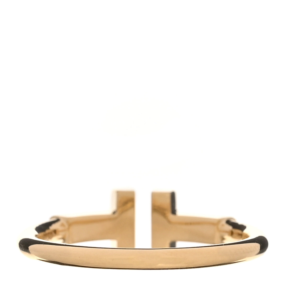 Tiffany 18K Yellow Gold T Wire Ring 51 5.75 3 of 5