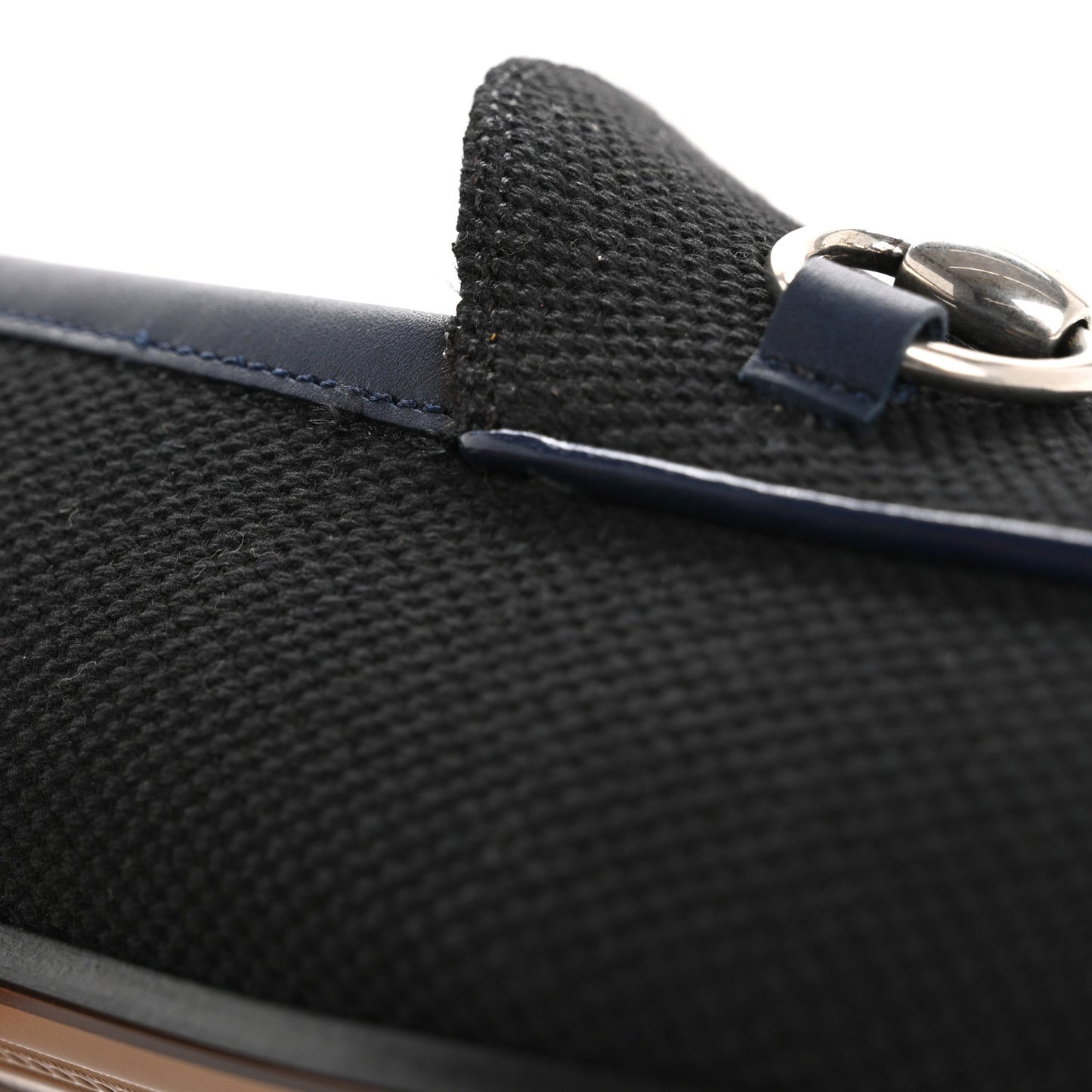 Canvas Horsebit Mens Jordaan Loafers 10.5 Black Blue Agata