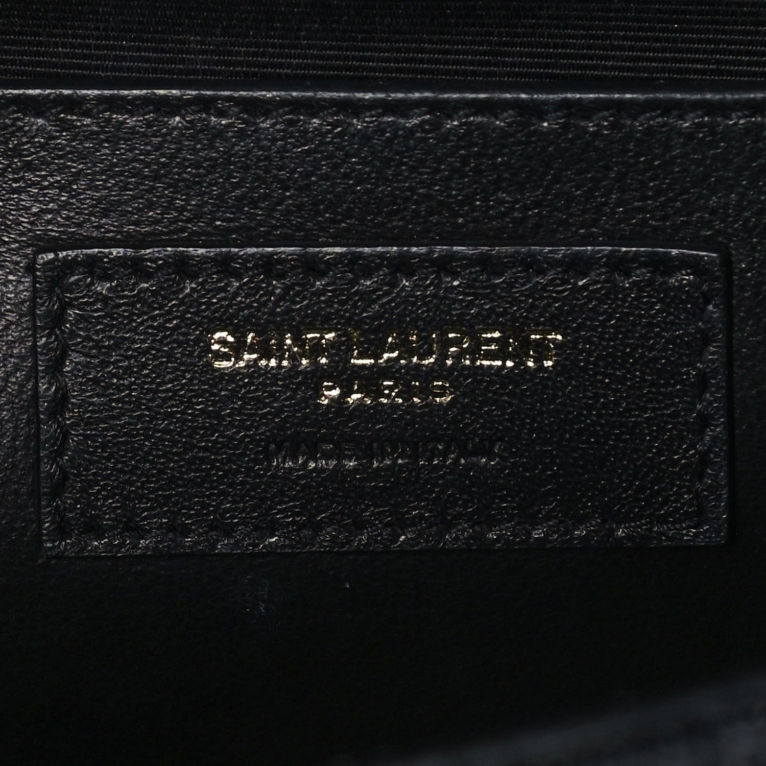 Saint Laurent Grain De Poudre Textured Mixed Matelasse Triquilt Medium Monogram Satchel Black 6 of 13