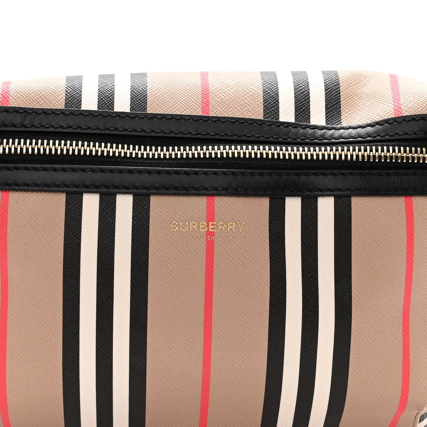 E-Canvas Icon Stripe Sonny Bum Bag Archive Beige