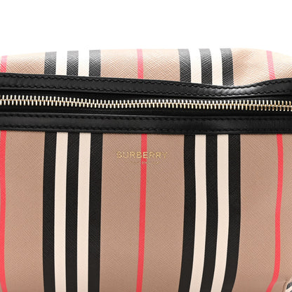 Burberry E-Canvas Icon Stripe Sonny Bum Bag Archive Beige 8 of 10