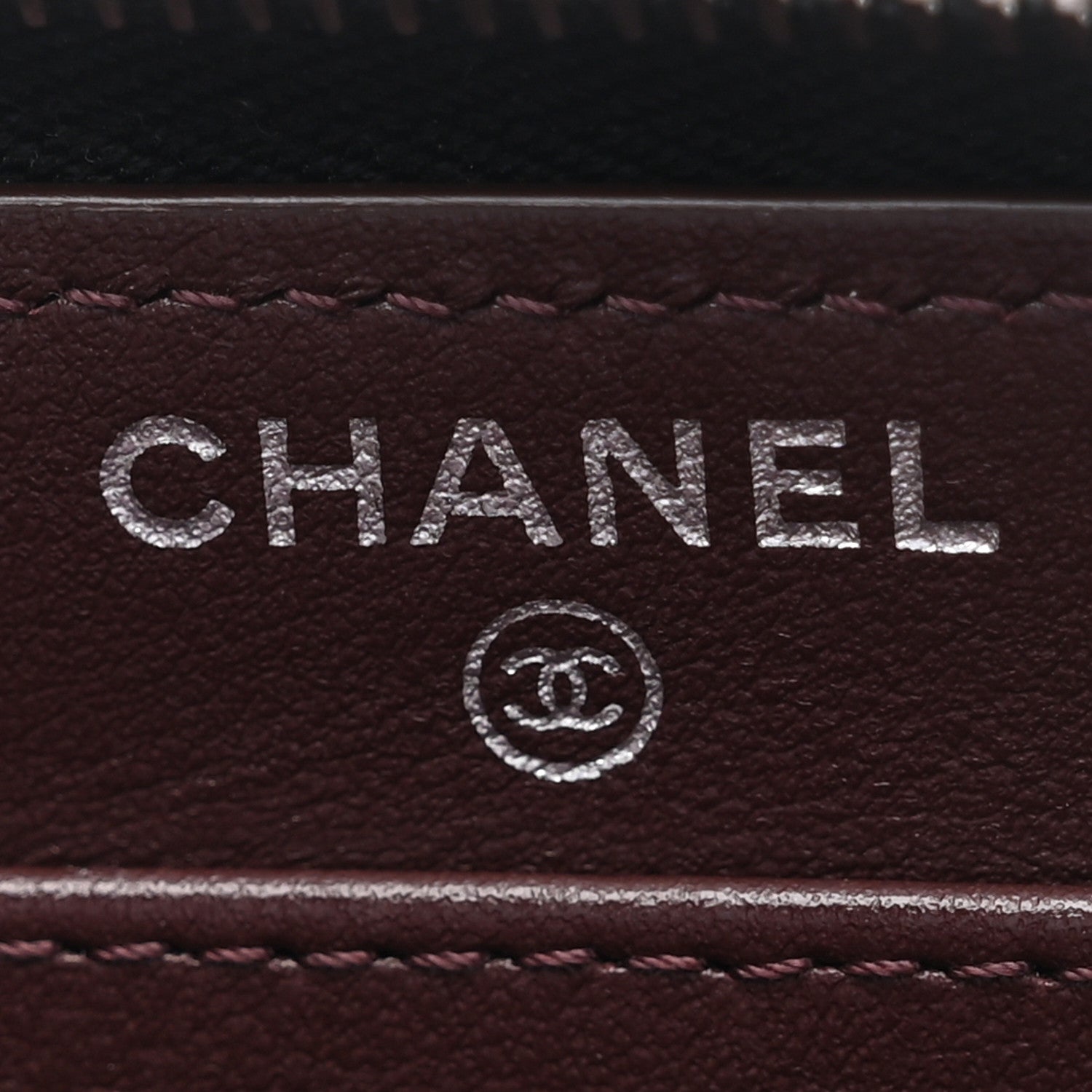 Chanel Caviar Quilted Large Gusset Zip Around Wallet Black 6 of 9