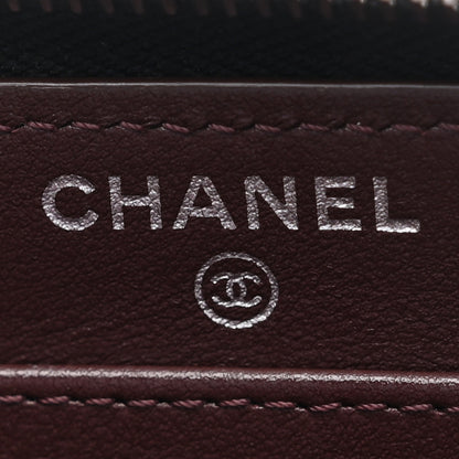 Chanel Caviar Quilted Large Gusset Zip Around Wallet Black 6 of 9