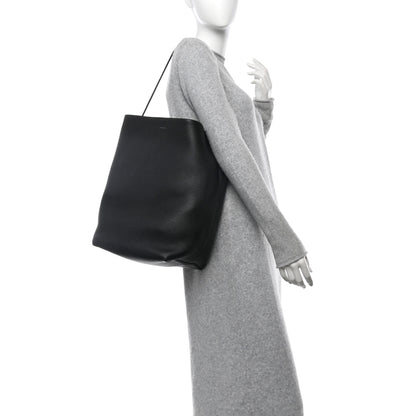The Row Grained Calfskin Large N/S Park Tote Black 2 of 10