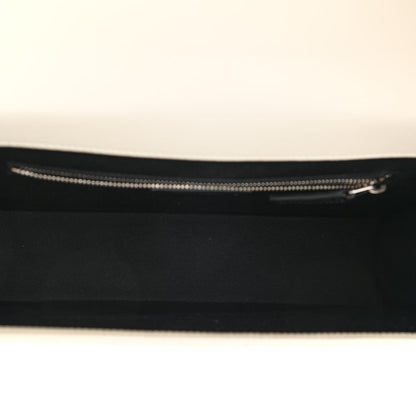 Saint Laurent Grain De Poudre Textured Mixed Matelasse Large Triquilt Monogram Satchel Porcellana 5 of 10