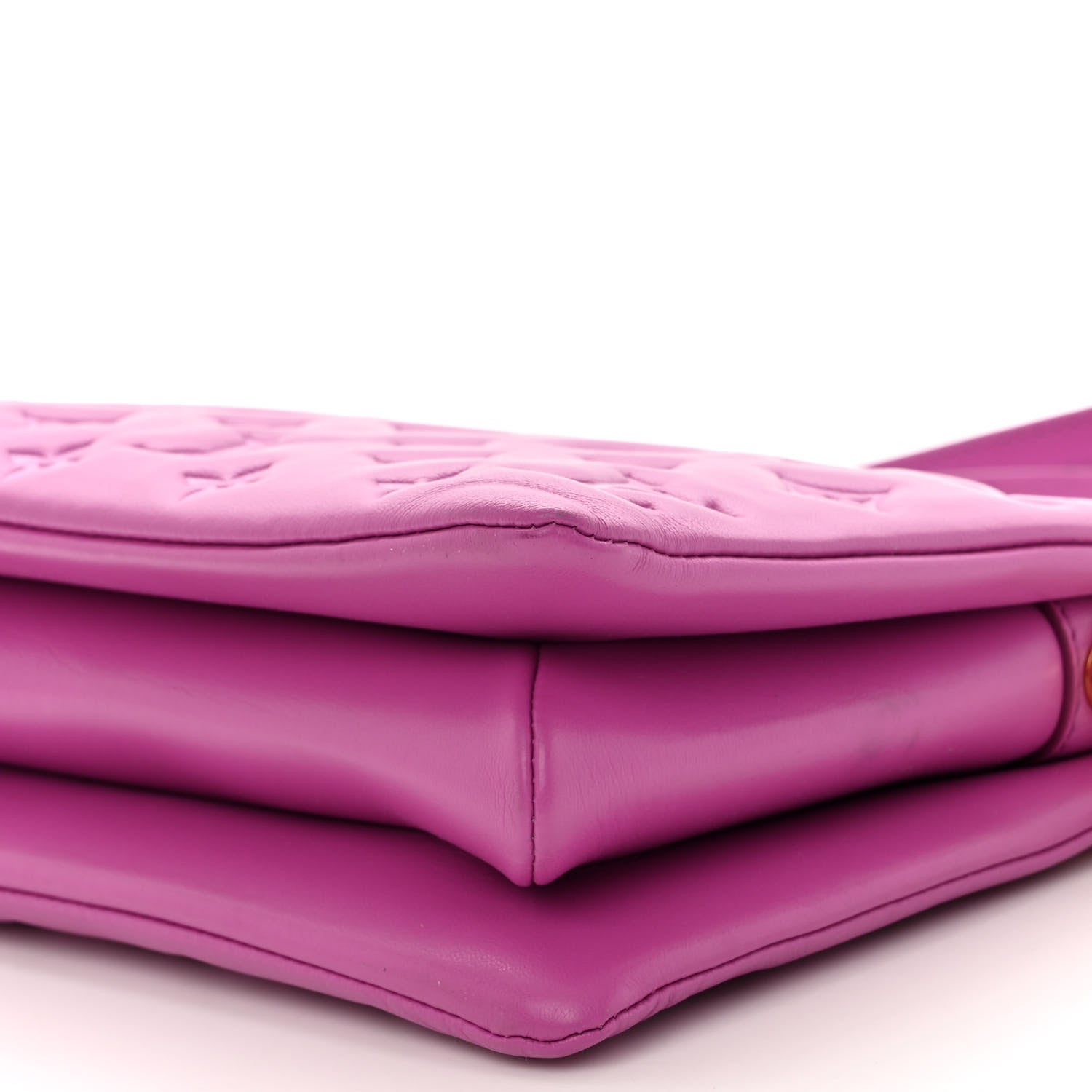 Louis Vuitton Lambskin Embossed Monogram Coussin BB Orchid 11 of 12