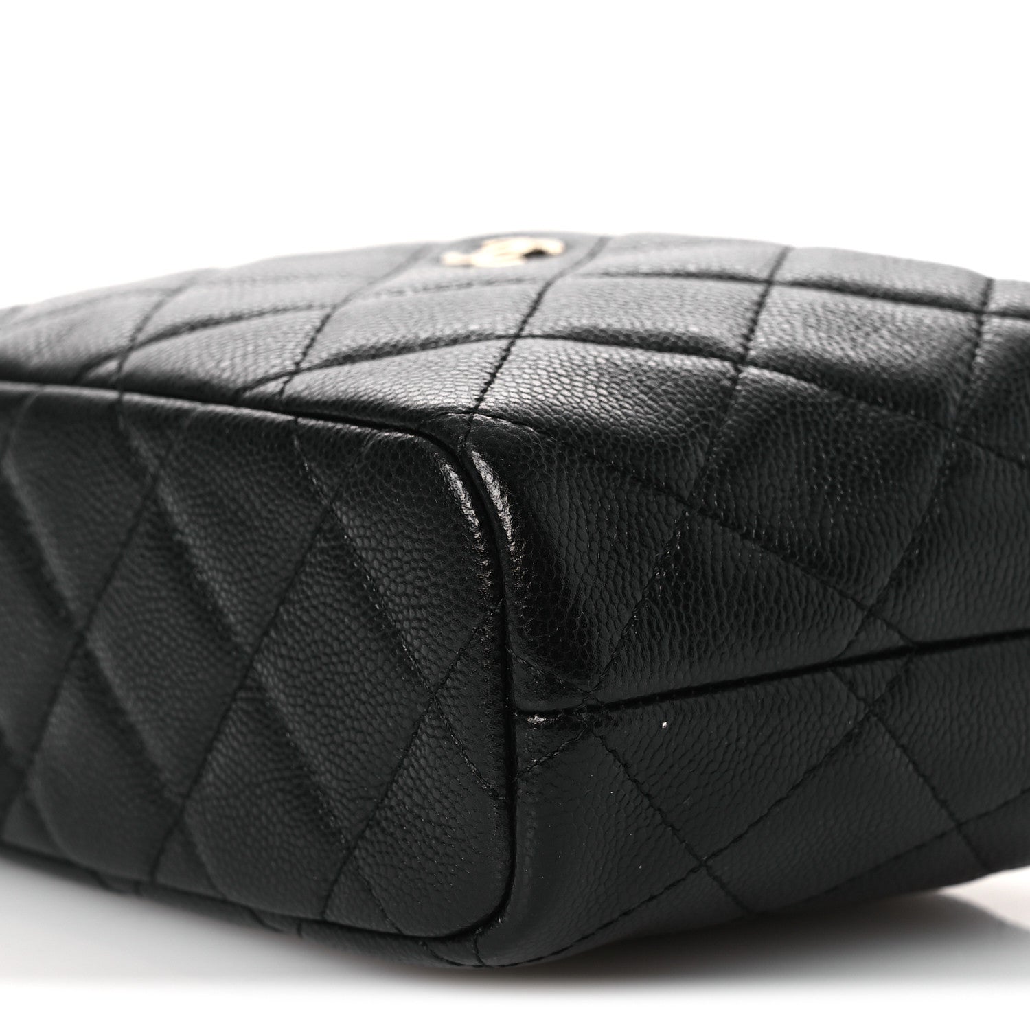 Chanel Caviar Quilted Hobo Clutch With Chain Black 9 of 9