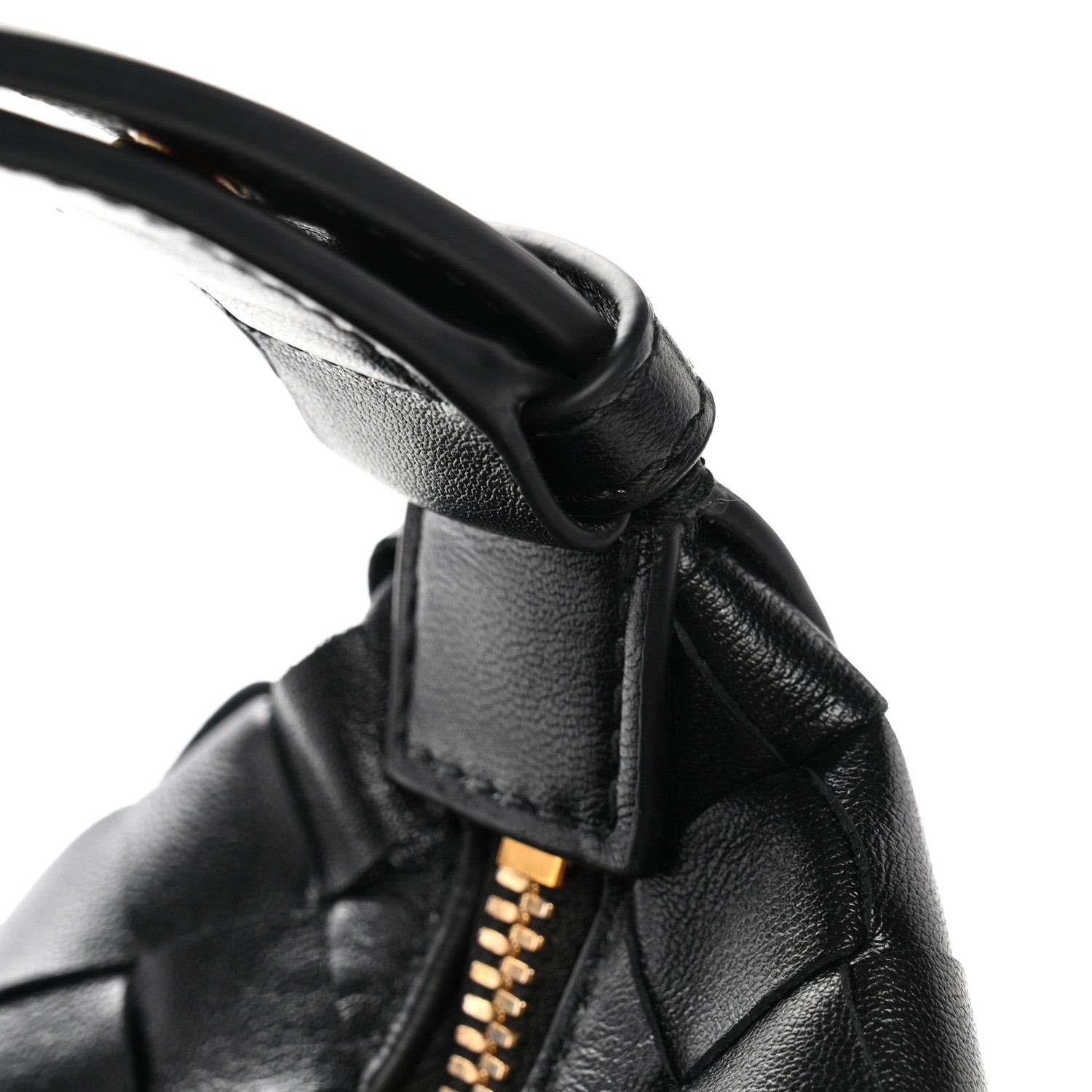 Bottega Veneta Calfskin Nappa Intrecciato Mini Wallace Black Black 11 of 12