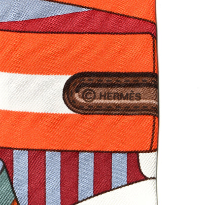 Hermes Silk Sangles Twilly 3 of 4