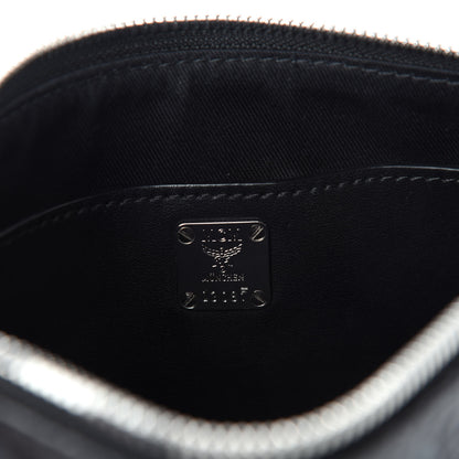 MCM Visetos Medium Millie Chain Crossbody Bag Black 8 of 11