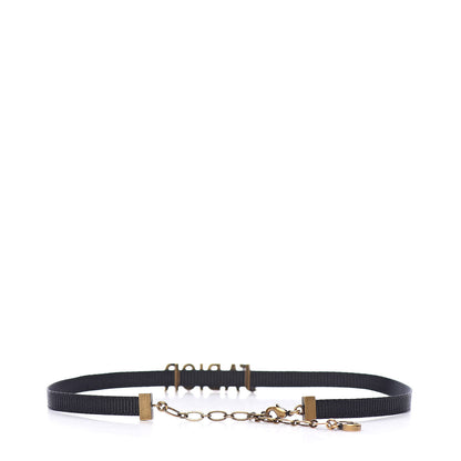 Christian Dior Grosgrain Ribbon J'Adior Logo Choker Necklace Black 3 of 4