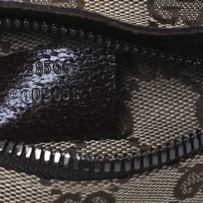 Gucci GG Monogram Double Pocket Belt Bag Dark Brown 7 of 12