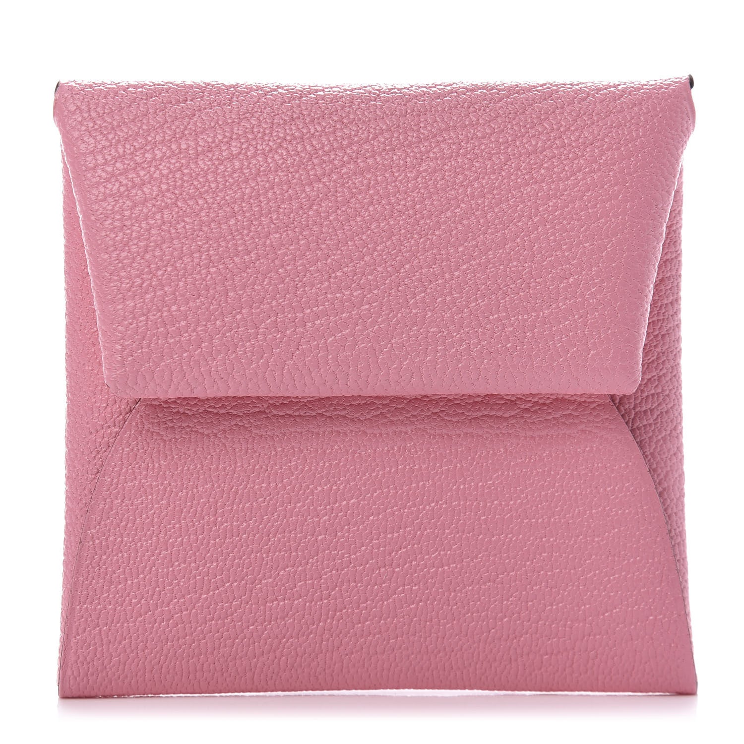 Hermes Chevre Mysore Verso Bastia Coin Purse Rose Confetti Brique 1 of 8
