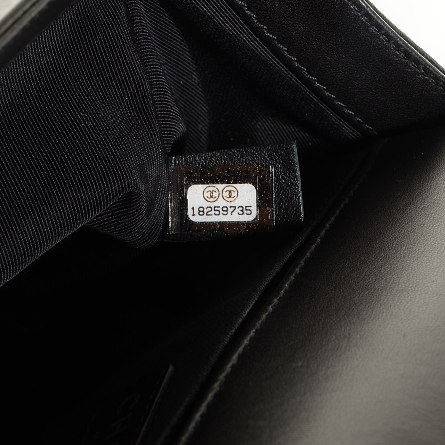 Chanel Lambskin Quilted Medium Boy Flap Black 8 of 8