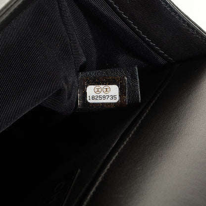 Chanel Lambskin Quilted Medium Boy Flap Black 8 of 8