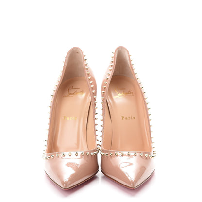 Christian Louboutin Patent Anjalina 100 Pumps 39 Nude 2 of 8