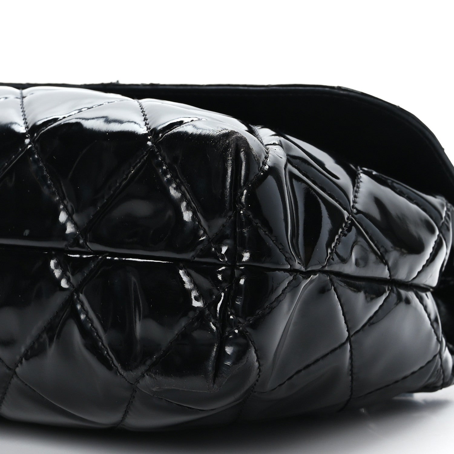 Chanel Vinyl Quilted In the Business Flap Bag Black 9 of 9
