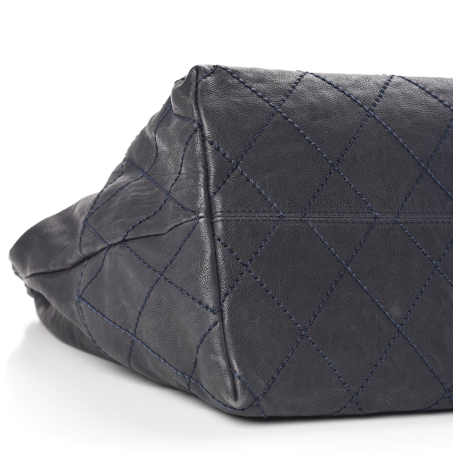 Calfskin Baby Coco Cabas Navy Blue