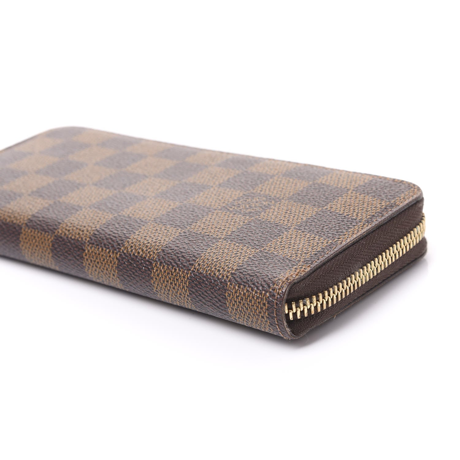 Louis Vuitton Damier Ebene Clemence Wallet Rose Ballerine 8 of 10
