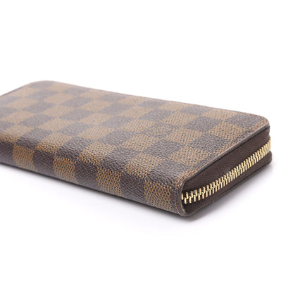Louis Vuitton Damier Ebene Clemence Wallet Rose Ballerine 8 of 10