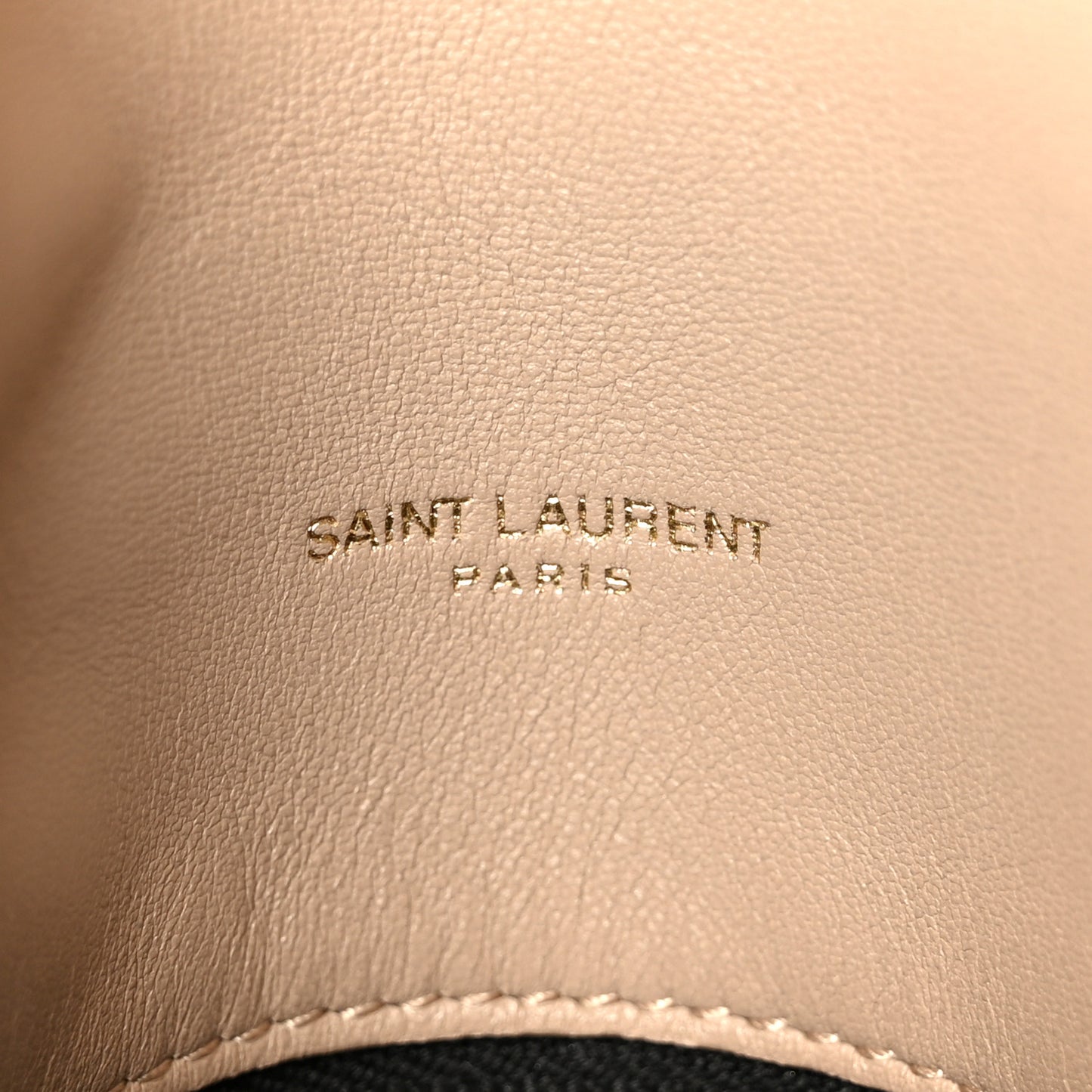 Lambskin Quilted Small Loulou Puffer Monogram Chain Satchel Dark Beige