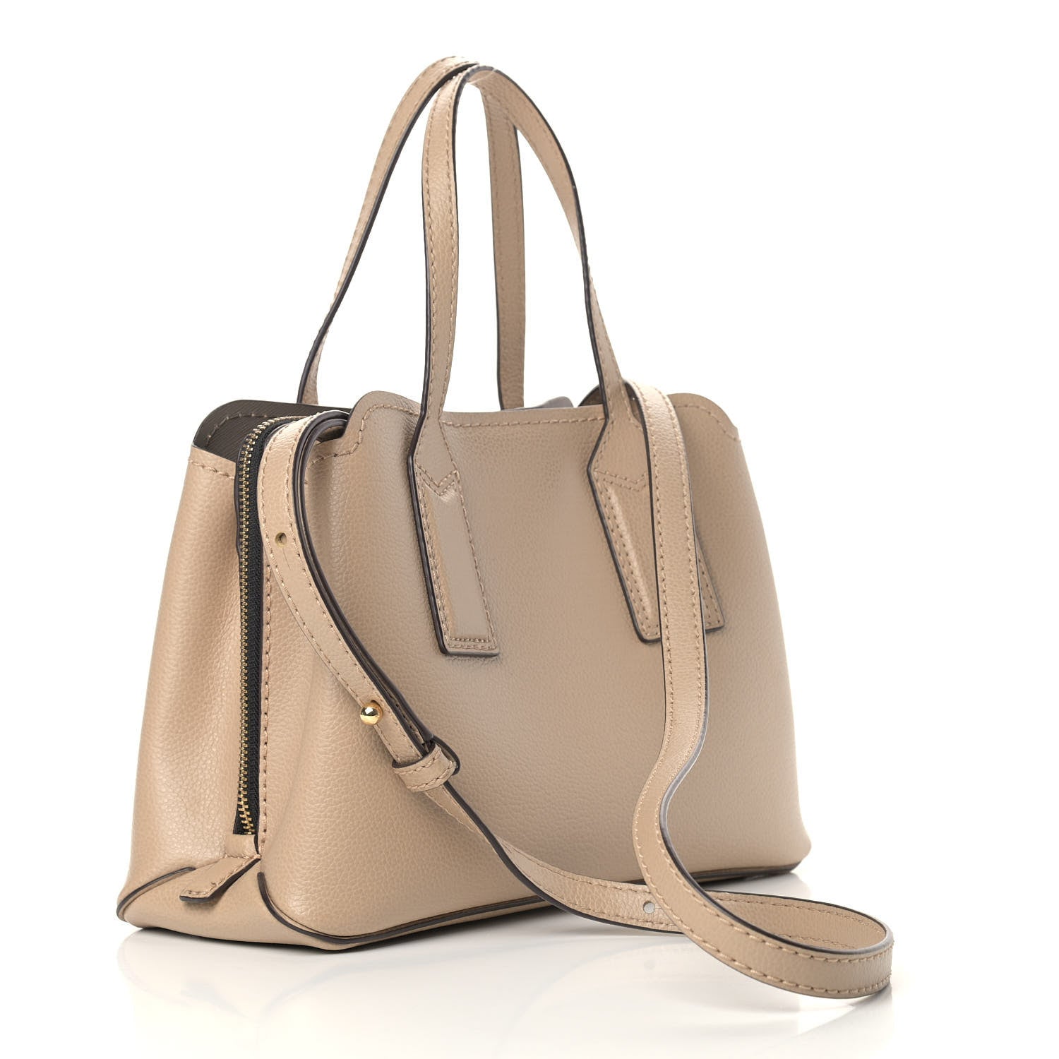 Marc Jacobs Pebbled Calfskin Editor Shopping Tote Beige 3 of 11