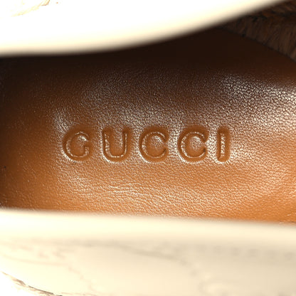 Gucci Guccissima Signature Espadrilles 37 Mystic White 8 of 9
