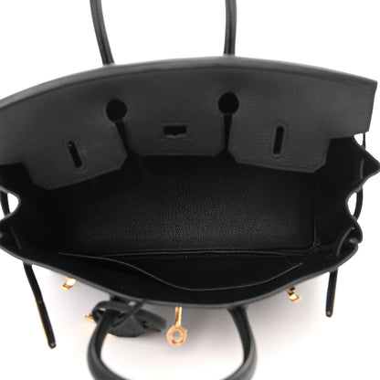 Hermes Togo Birkin 25 Black 5 of 10