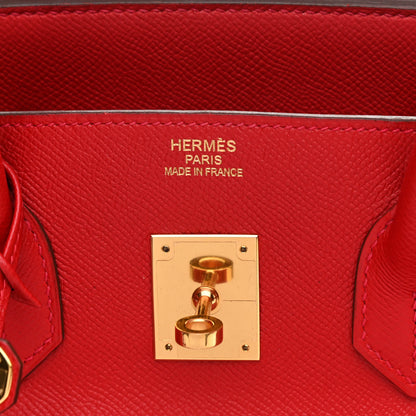 Hermes Epsom Birkin 35 Rouge Casaque 6 of 10