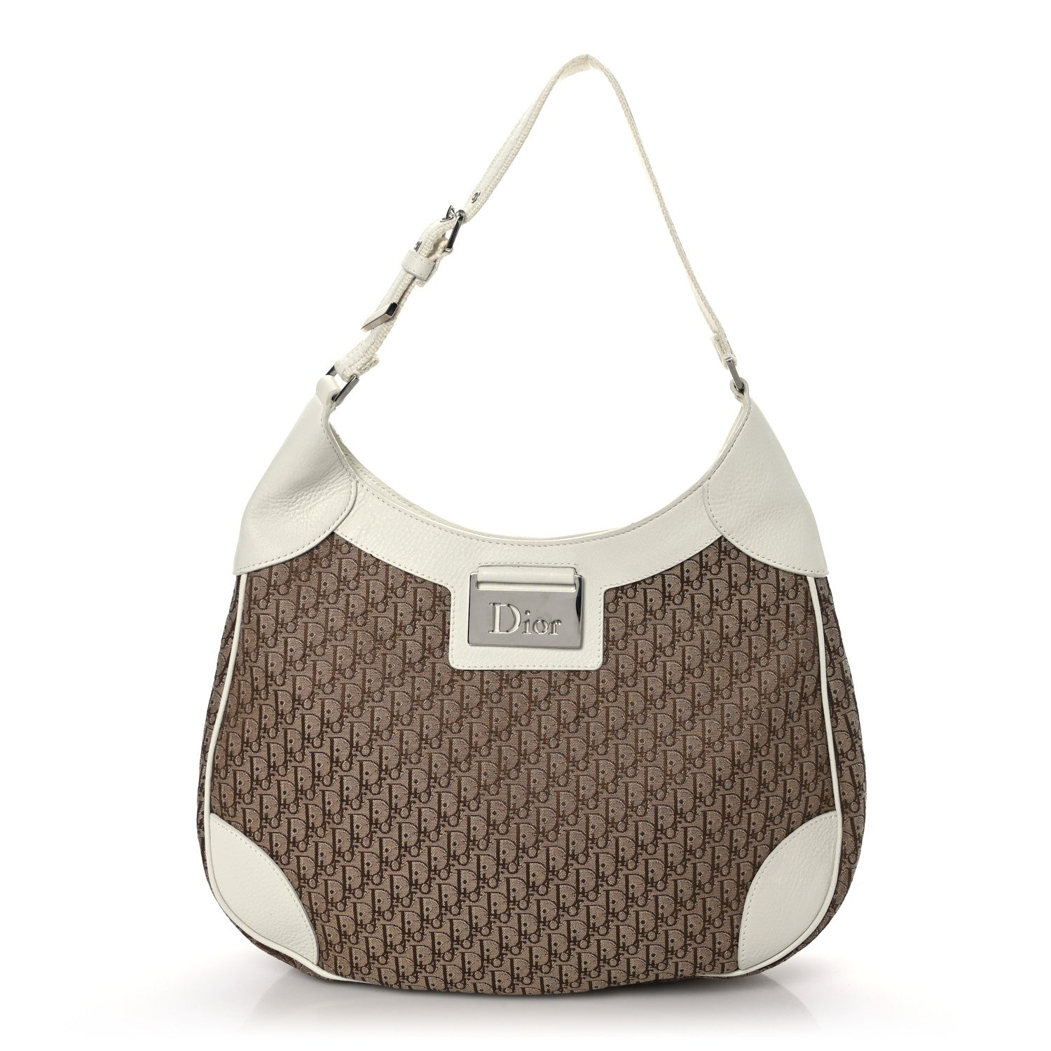 Christian Dior Monogram Hobo White 1 of 8
