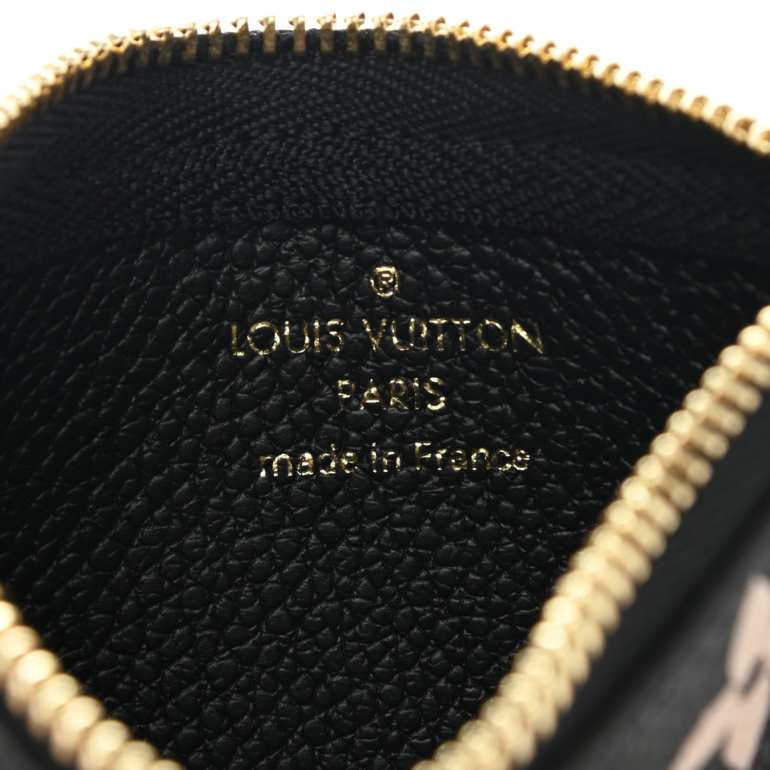 Louis Vuitton Empreinte Monogram Giant Key Pouch Black Beige 6 of 6