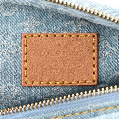 Louis Vuitton Monogram Denim Mini Bumbag Sky Blue 6 of 10