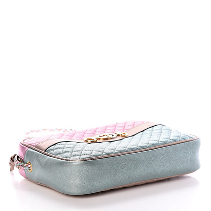 Gucci Laminated Nappa Trapuntata Small Zumi Shoulder Bag Rosa Lago Rame 4 of 9