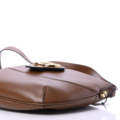Gucci Boarded Plutone Calfskin Medium Arli Shoulder Bag Nocciola 9 of 10