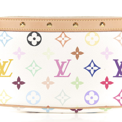 Louis Vuitton Monogram Multicolor Pochette Accessories White 10 of 11