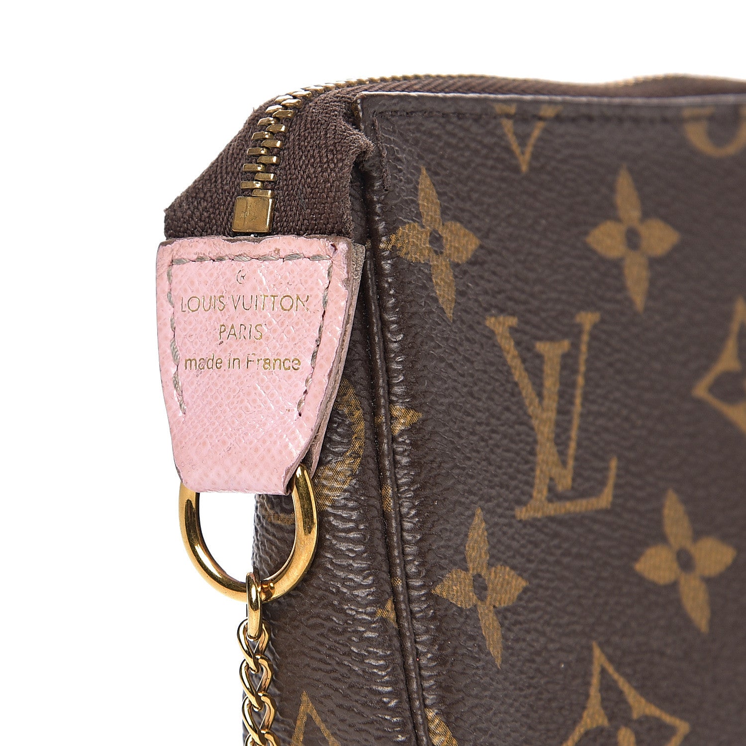 Louis Vuitton Monogram 2016 Christmas Animation Mini Pochette Accessories Rose Ballerine 6 of 7