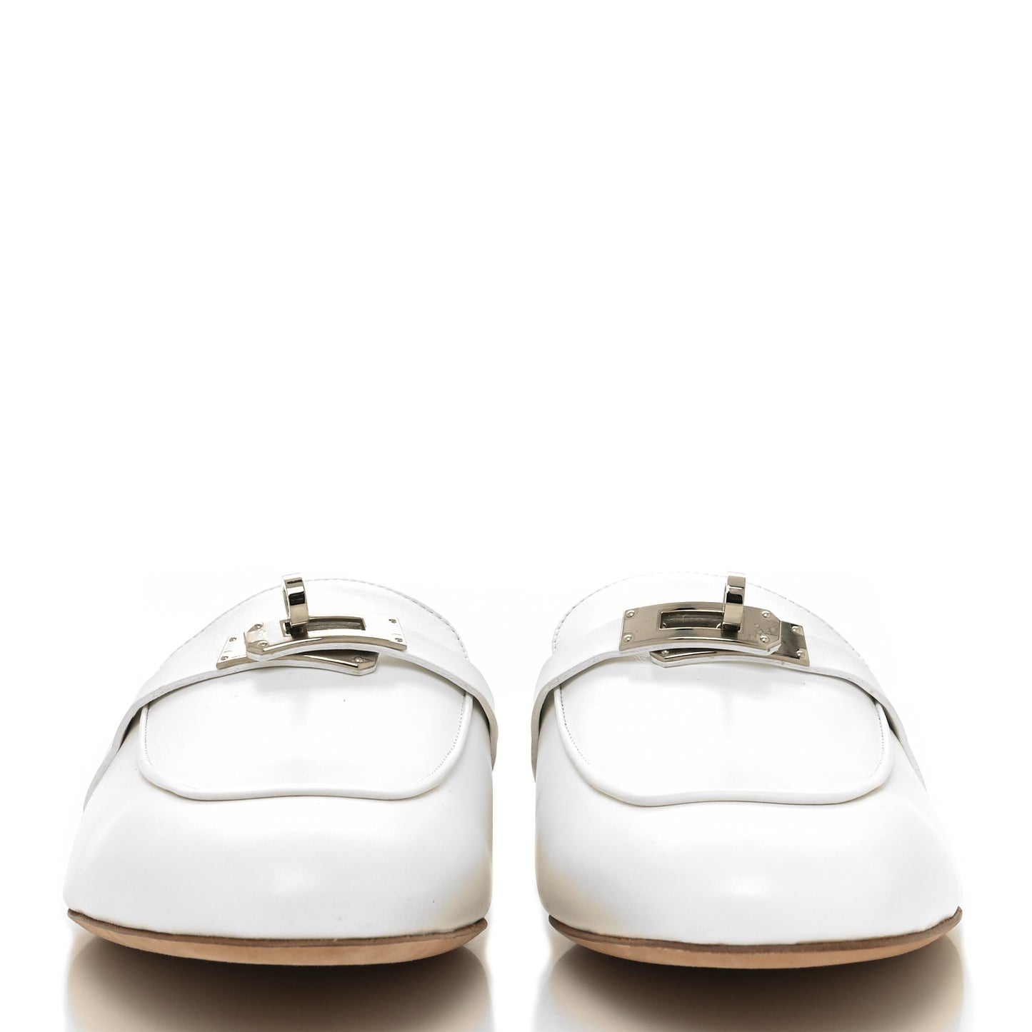 Calfskin Oz Mules 41 White