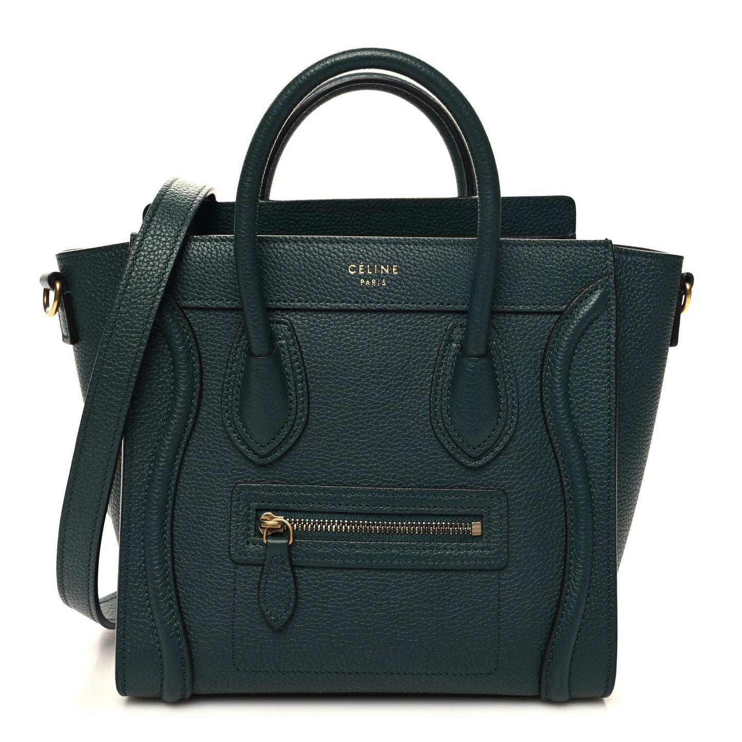 Drummed Calfskin Nano Luggage Amazone