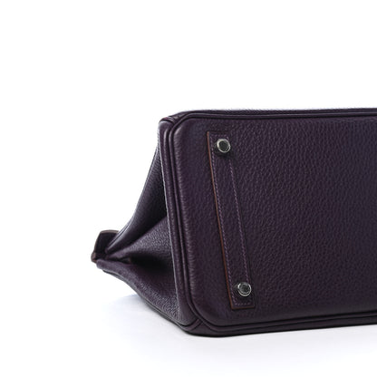 Hermes Togo Birkin 30 Raisin 7 of 8