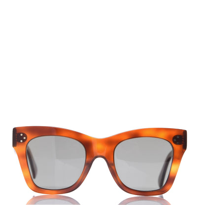 Celine Acetate Polarized Cat Eye Sunglasses CL4004IN Havana 3 of 6