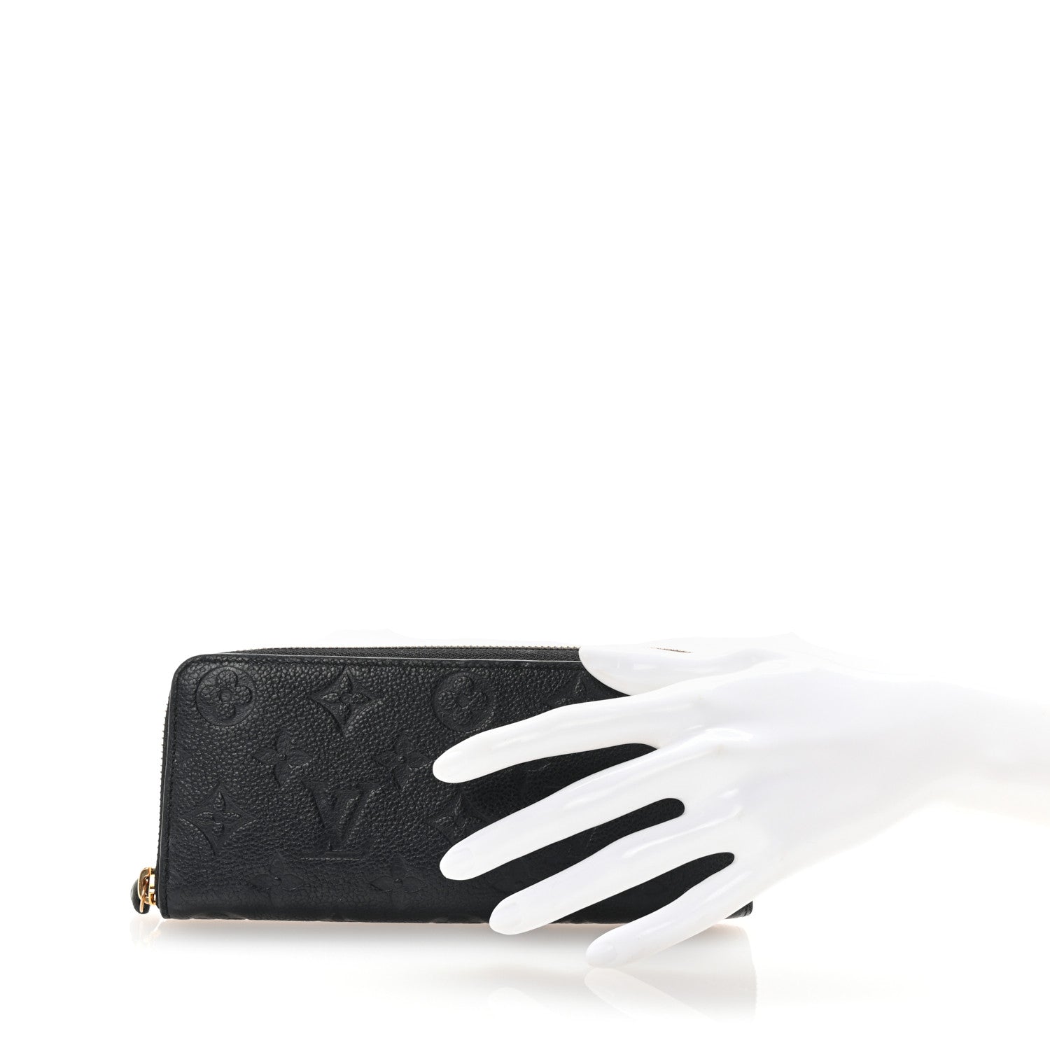 Louis Vuitton Empreinte Clemence Wallet Black 2 of 7
