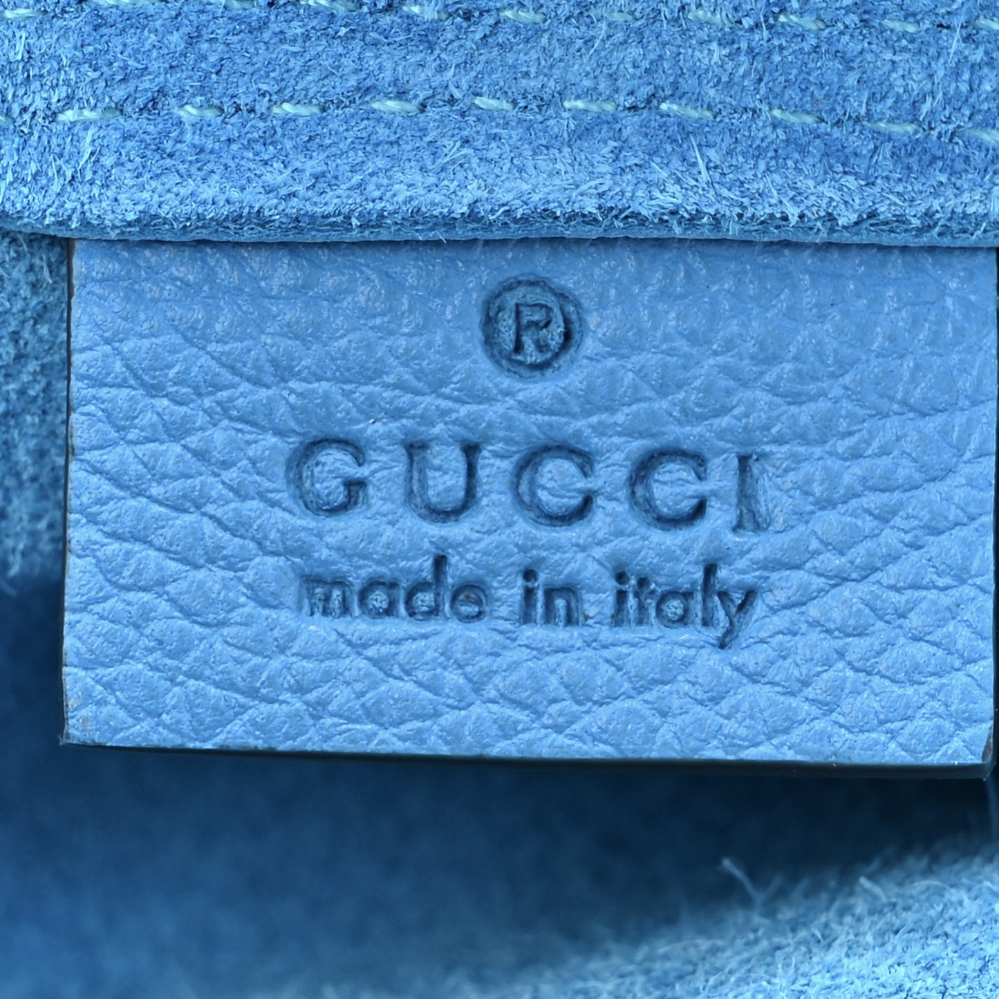 Calfskin Dans Le Vert Large Tote Blue Multicolor