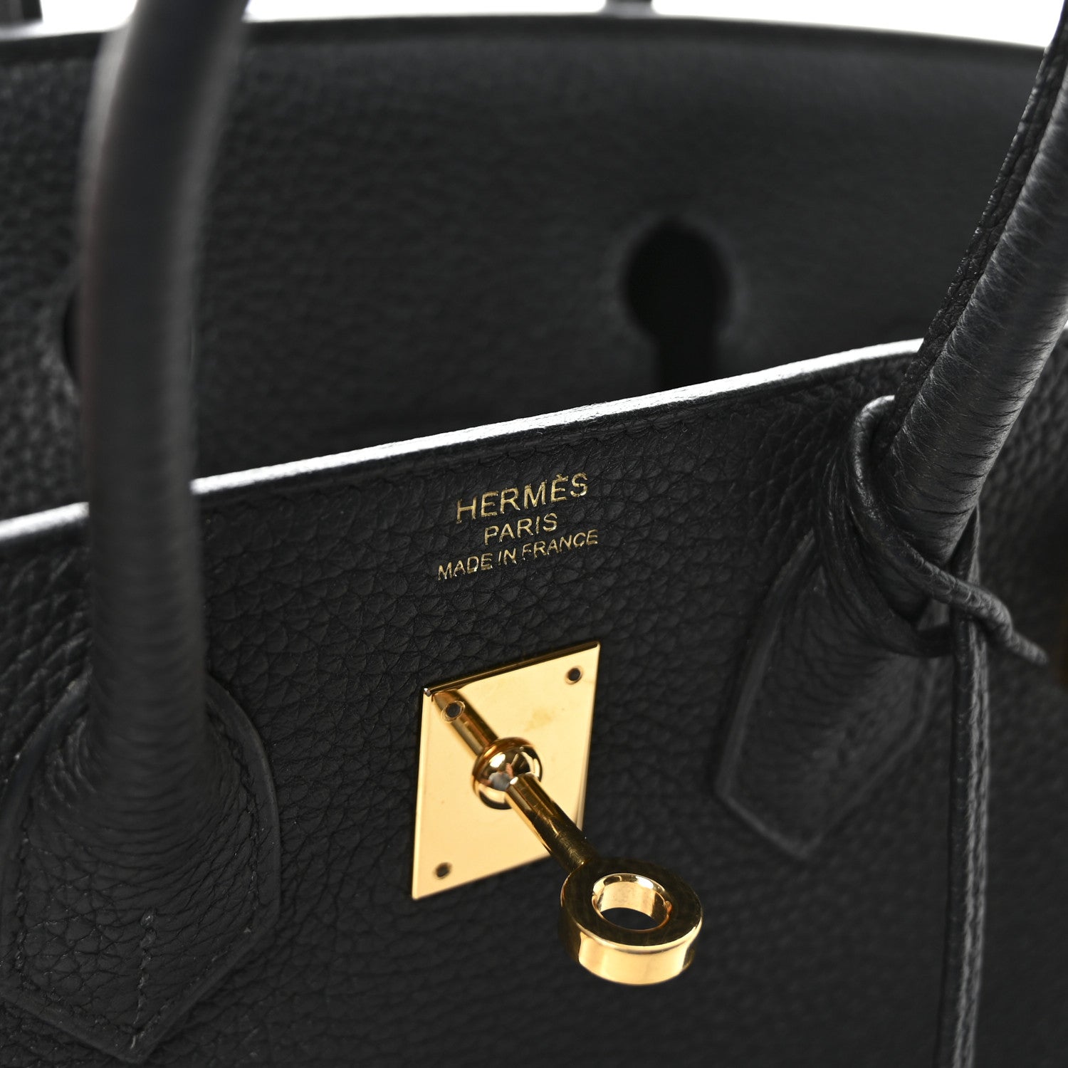 Hermes Togo Birkin 25 Black 6 of 9