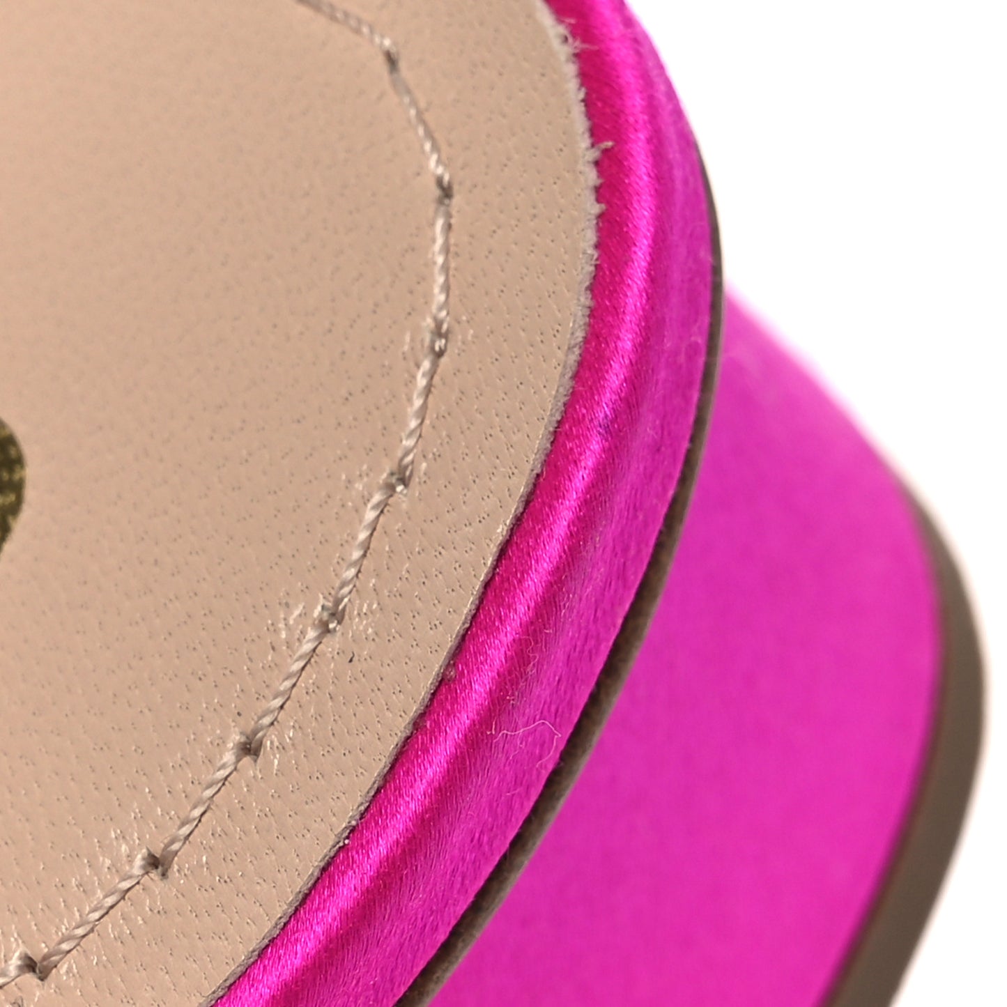 Satin Dioriviera Embroidered Dway 35mm Slide Sandals 37.5 Rani Pink